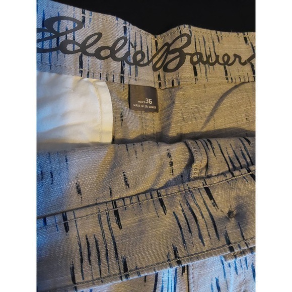NWT Men's Eddie Bauer Short, Size 36 Gray & Blue - Picture 3 of 4